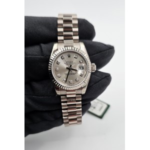 Rolex Lady-Datejust Gold 18k dial Diamonds NEW OLD STOCK